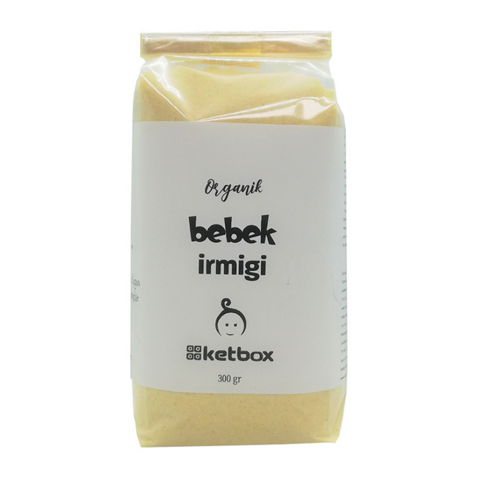 KETBOX Organik Doğal Bebek İrmiği 300 gr +6 Ay