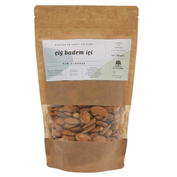 KAPTAN'IN CEVİZ ÇİFTLİĞİ Çiğ Badem İçi 500g