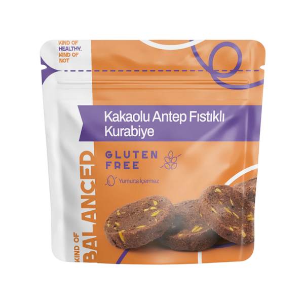 KİND OF BALANCED Kakaolu Antep Fıstıklı Kurabiye 50g