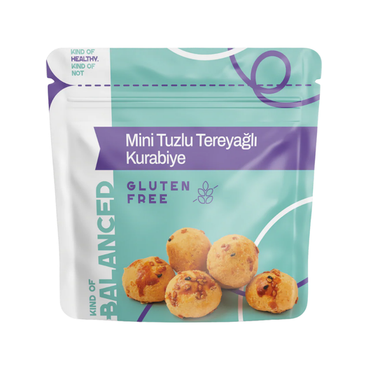 KİND OF BALANCED Mini Tuzlu Tereyağlı Kurabiye 50g