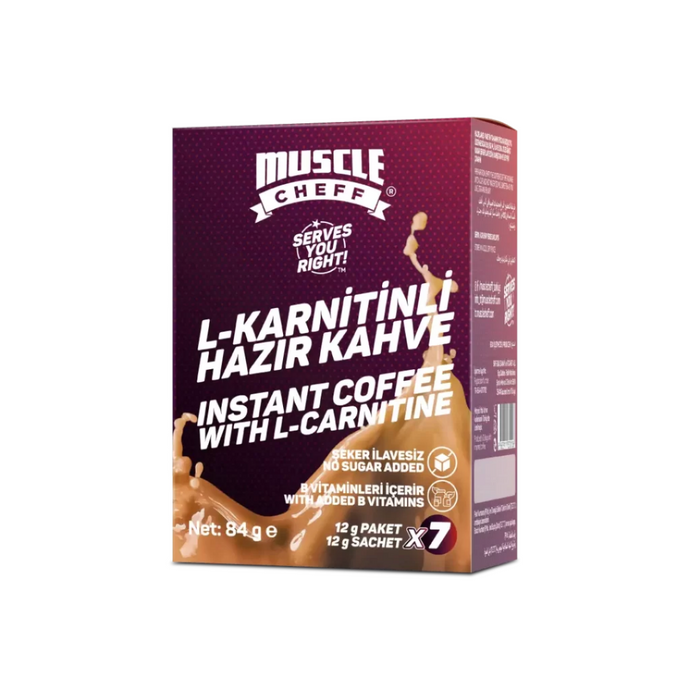 MUSCLE CHEFF L-Karnitinli Hazır Kahve (12 g x 7 adet)