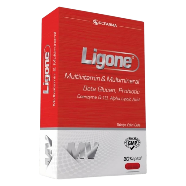 LİGONE Beta-Glucan Probiotic Multivitamin 30 Kapsül