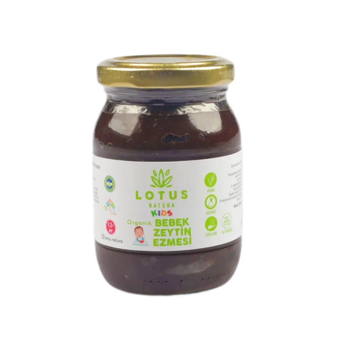 LOTUS NATURA Baby Organik Bebek Siyah Zeytin Ezmesi 180g