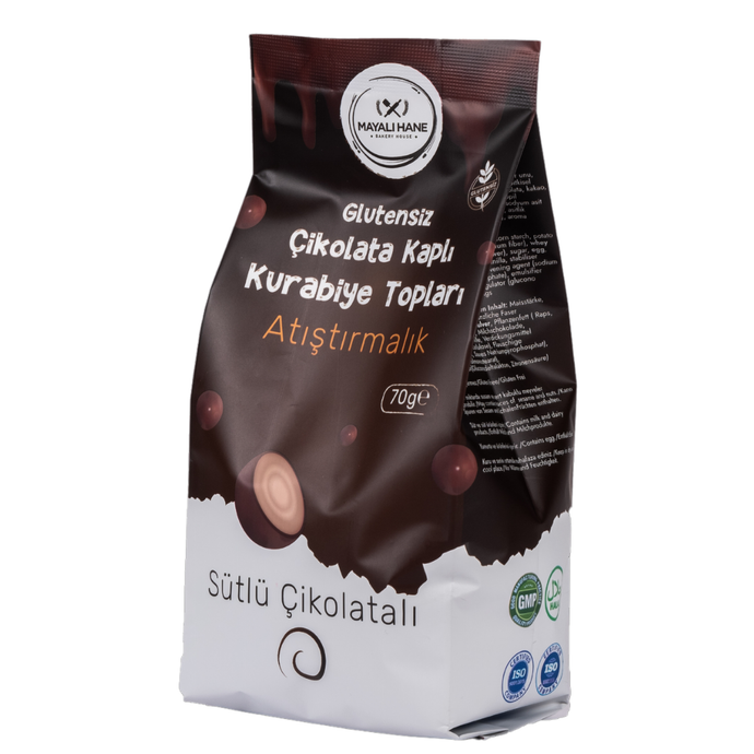MAYALIHANE Glutensiz Çikolata Kaplı Kurabiye Topları 70 g