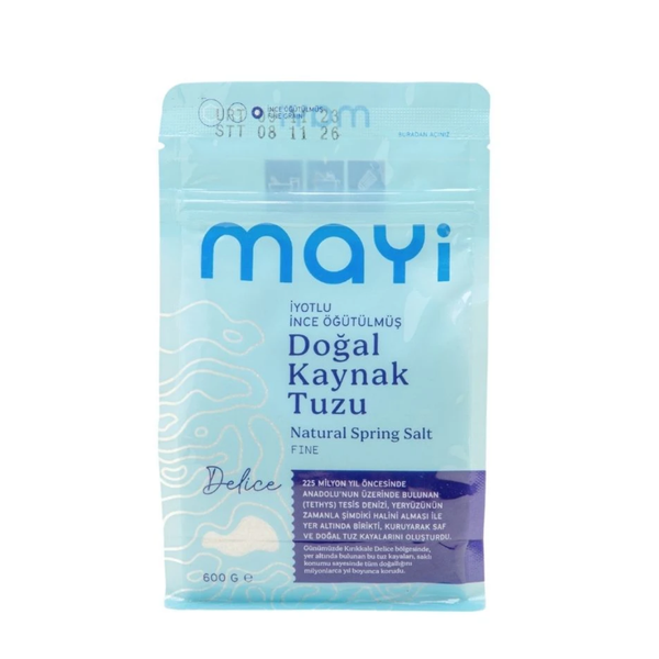 MAYİ TUZ İyotlu İnce Kaynak Tuzu 600g