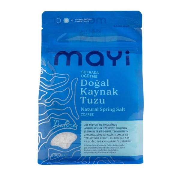 MAYİ TUZ Sofrada Öğütme Kaynak Tuzu (İyotsuz) 500g