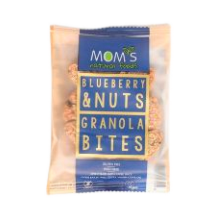 MOM'S NATURAL FOODS Glutensiz Granola Bites Yaban Mersini & Yemiş 40g