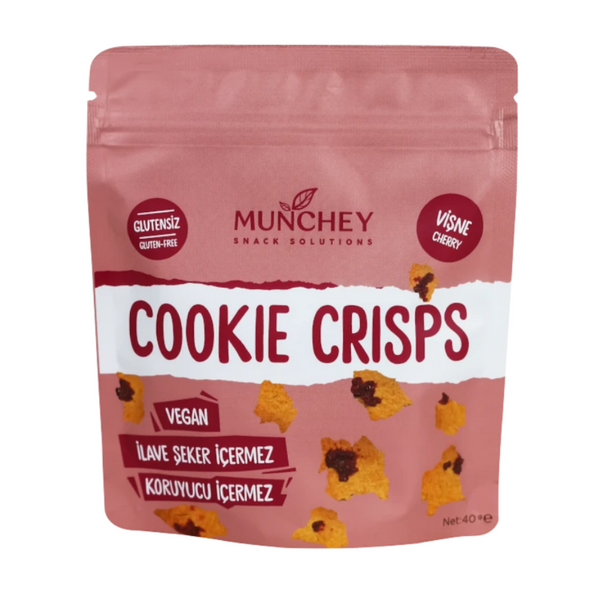 MUNCHEY Cookie Crisps Vişne 40g