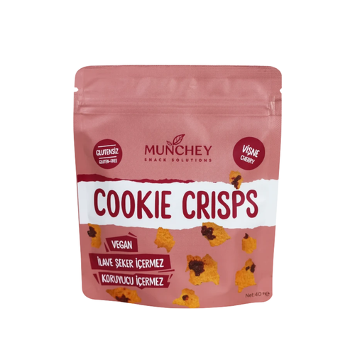 MUNCHEY- Cookie -Crisps -Vişne -40g