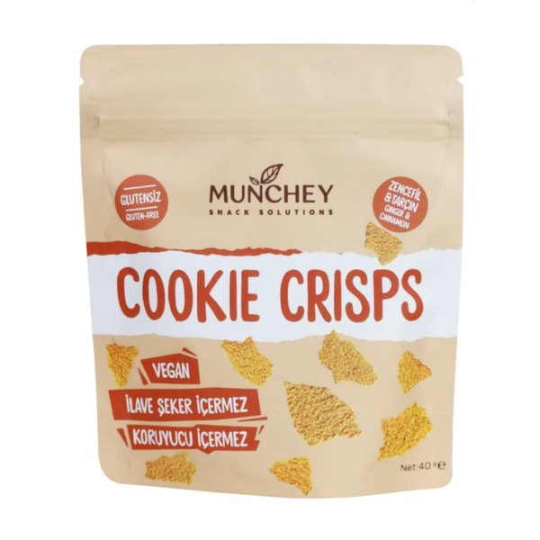MUNCHEY Cookie Crisps Zencefil & Tarçın 40g