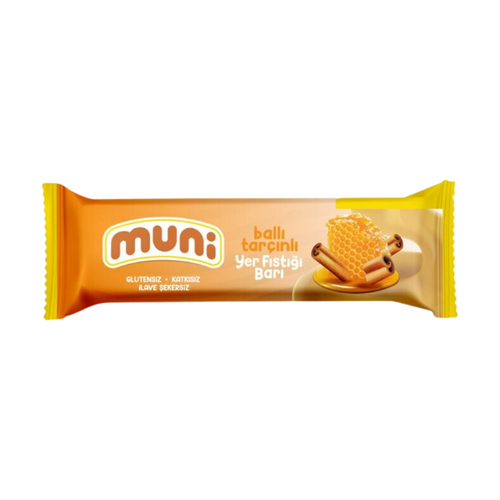 MUNİ Ballı Tarçınlı Yer Fıstığı Barı 40g