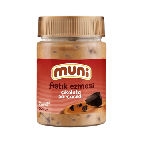 MUNİ Çikolata Parçacıklı Fıstık Ezmesi 300g