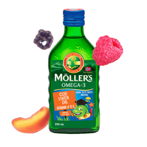 MÖLLER'S Tutti Frutti Aromalı Omega 3 Balık Yağı 250ml