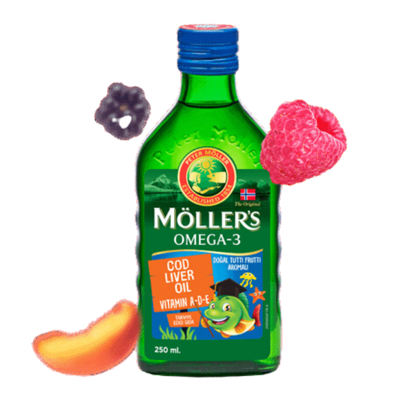 MÖLLER'S Tutti Frutti Aromalı Omega 3 Balık Yağı 250ml