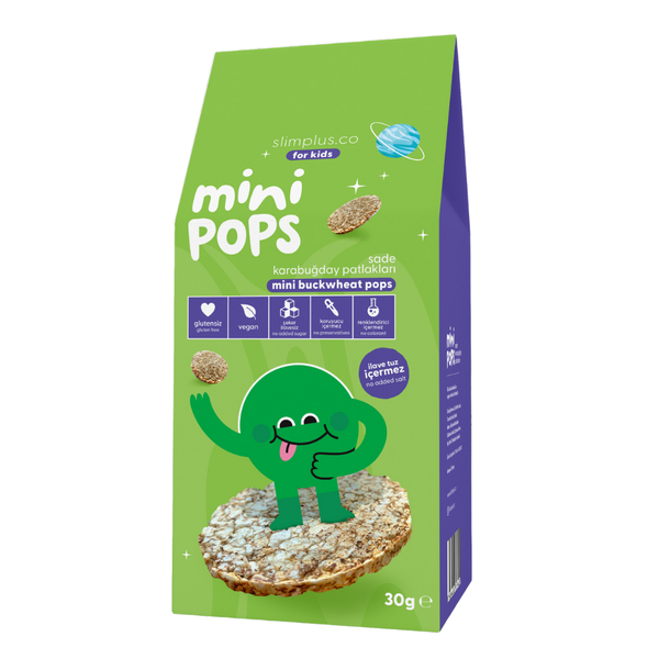 SLİMPLUS Mini Pops Karabuğday Patlakları 30g
