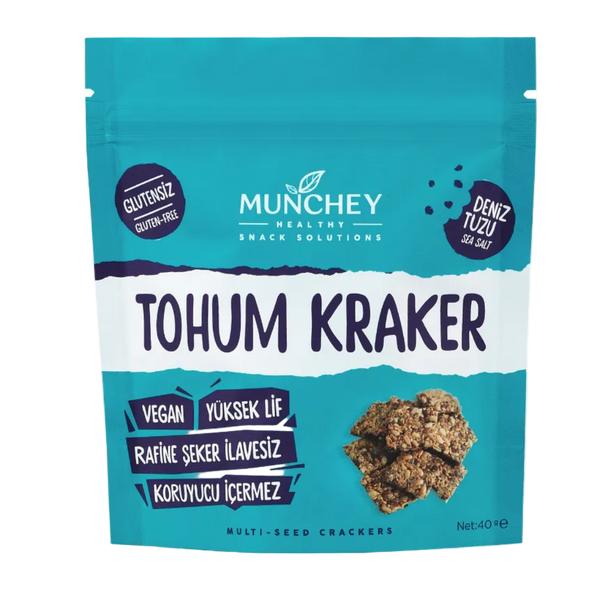 MUNCHEY Sade Tohum Kraker 40g