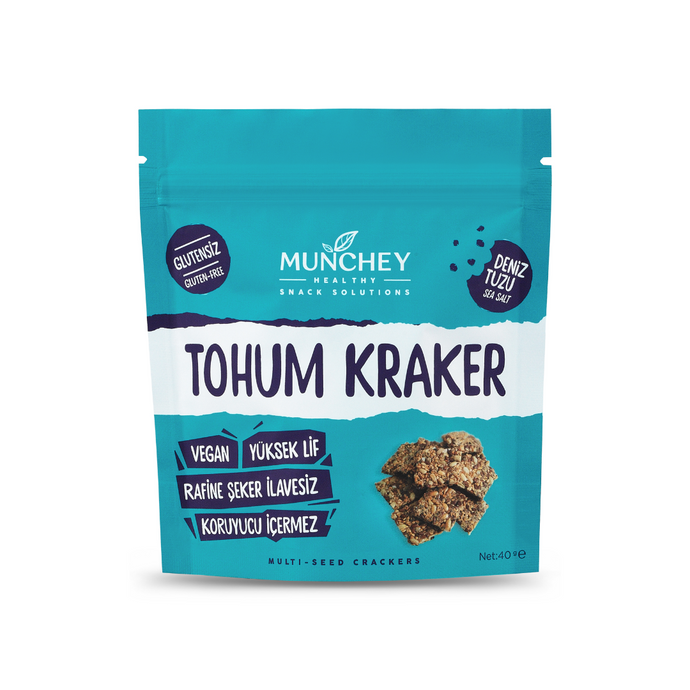 MUNCHEY Sade Tohum Kraker 40g