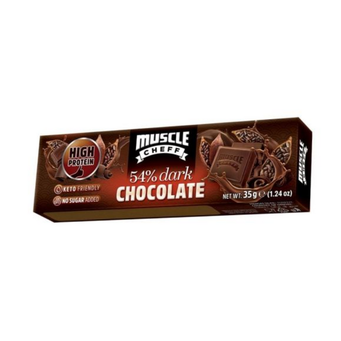 MUSCLE CHEFF Proteinli Bitter Çikolata (35g)
