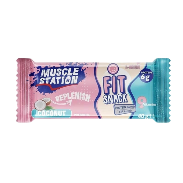 MUSCLE STATİON Protein Bar Hindistan Cevizli 40g