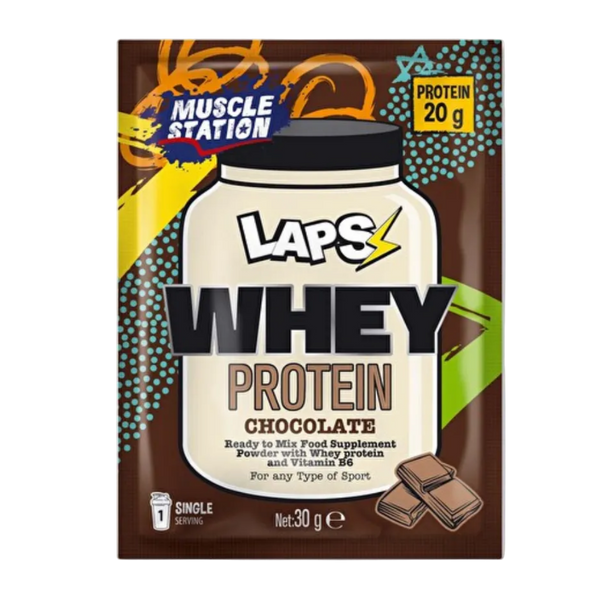 MUSCLE STATİON Laps Whey Çikolatalı Protein 30g