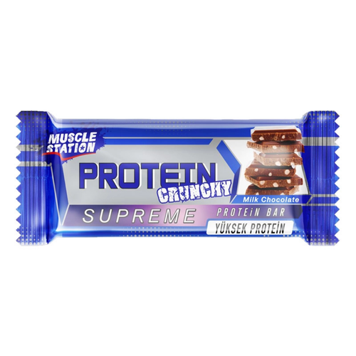 MUSCLE- STATİON -Supreme -Sütlü -Çikolatalı -Protein -Bar -40g