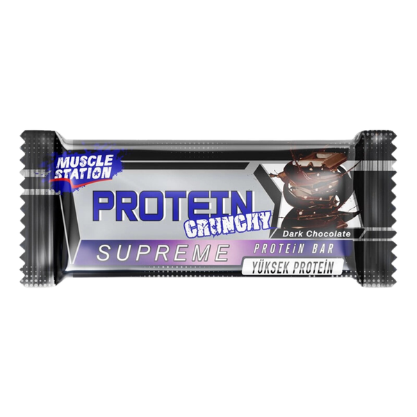 MUSCLE STATİON Supreme Bitter Çikolatalı Protein Bar 40g