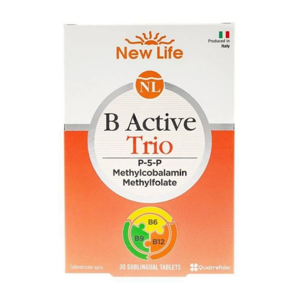 NEW LİFE B Active Trio Takviye Edici Gıda 30 Kapsül