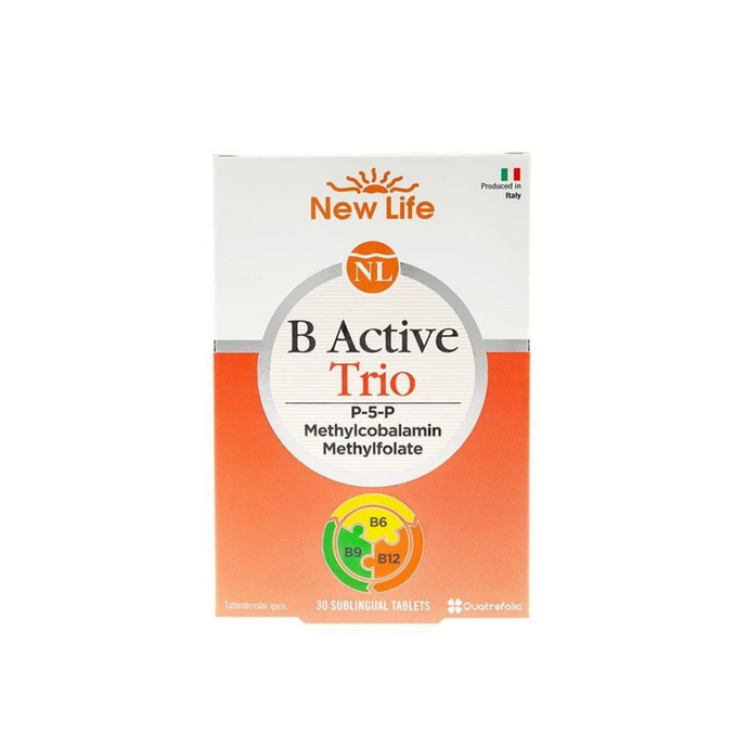 NEW LİFE B Active Trio Takviye Edici Gıda 30 Kapsül