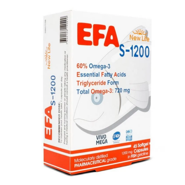 NEW LİFE S-1200 Omega 3 Takviye Edici Gıda 45 Kapsül