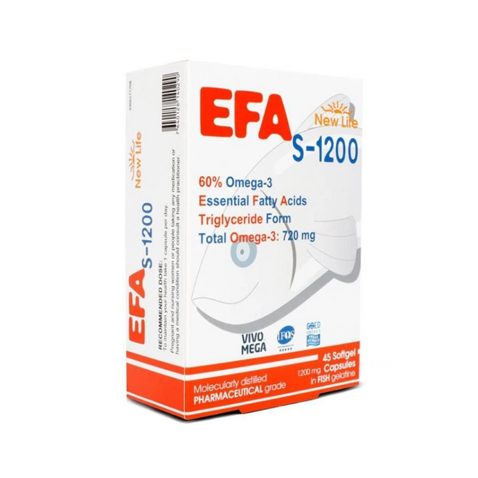 New Life S-1200 Omega 3 Takviye Edici Gıda 45 Kapsül