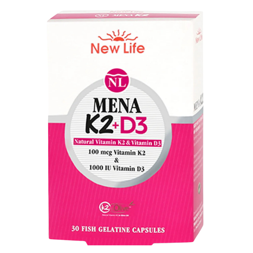 NEW LİFE Mena K2 + D3 30 Kapsül