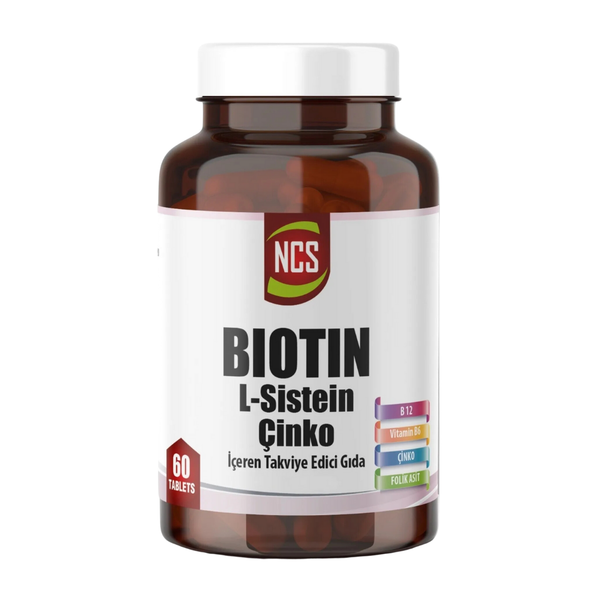 NCS Biotin L Sistein Çinko 60 Tablet