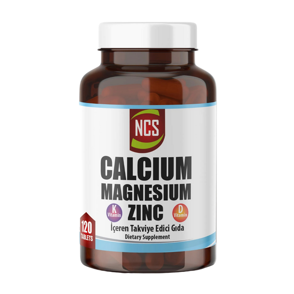 NCS Calcium Magnezyum Zinc Taurat Çinko 120 Tablet