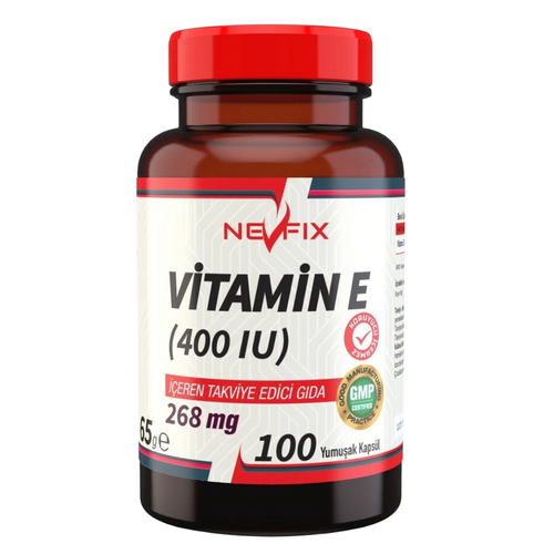 Nevfix Vitamin E 400 Iu (268 Mg) 100 Yumuşak Kapsül