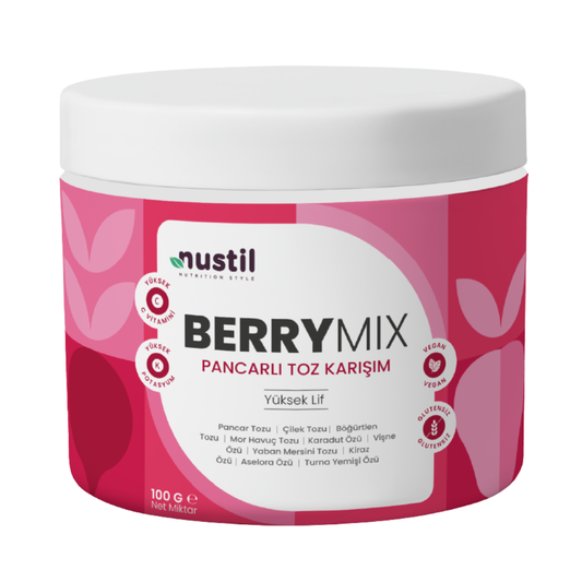 NUSTİL Berry Mix Orman Meyveli Toz Karışım 100g
