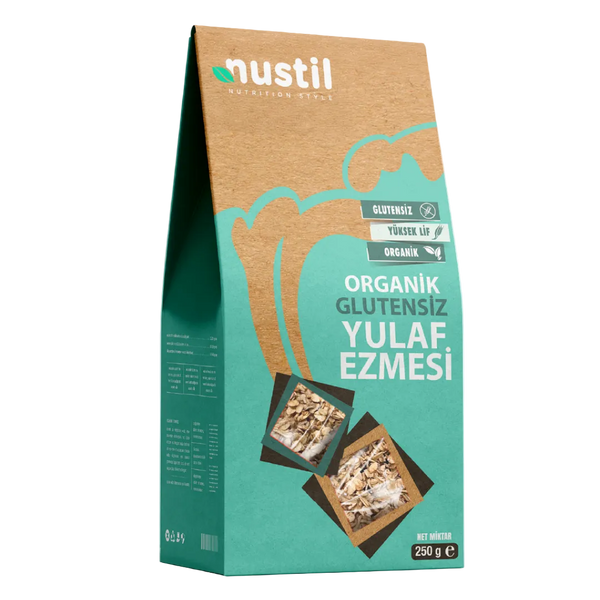 NUSTİL Organik Glutensiz Yulaf Ezmesi 250g