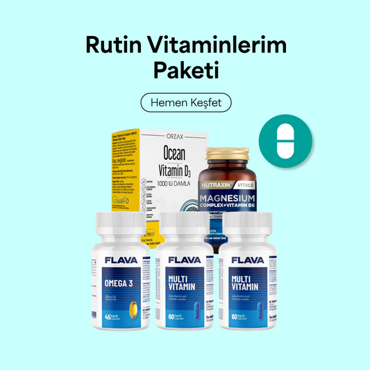 Rutin Vitaminlerim Paketi