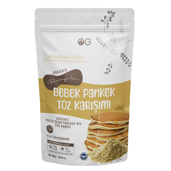 OG NATURAL Organik Ruşeymli Bebek Pankek Toz Karışımı 300g