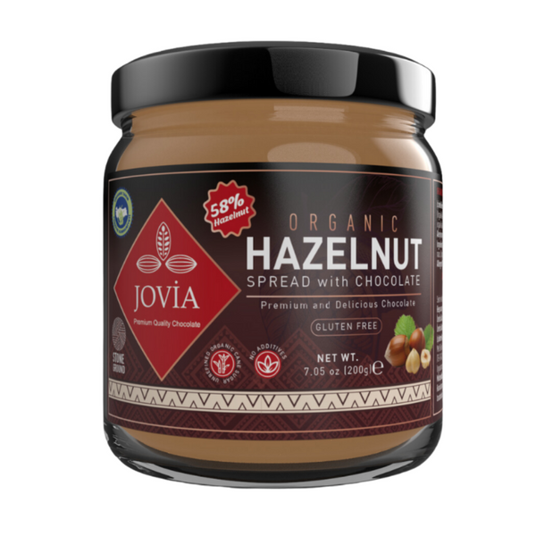 JOVIA Organik Çikolatalı Fındık Kreması (Vegan) 200g