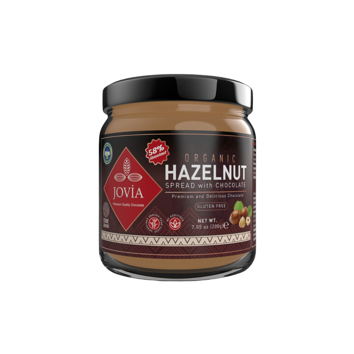 JOVIA Organik Çikolatalı Fındık Kreması (Vegan) 200g