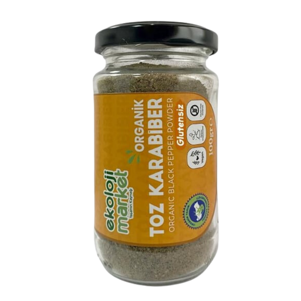 EKOLOJİ MARKET Organik Toz Karabiber 100g