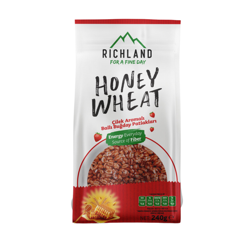 RİCHLAND Çilek Aromalı Ballı Buğday Patlakları 240g