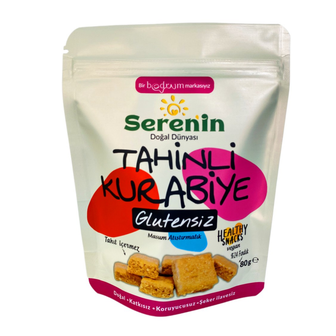SEREN'İN- DOĞAL -DÜNYASI -Tahinli -&- Fındıklı -Kurabiye -80g