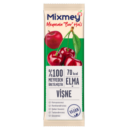 MİXMEY Vişne+Elma Meyve Bar 20g
