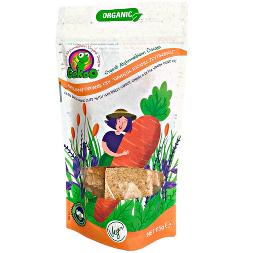 Gekoo Organik Sebzeli Cips Havuçlu-Soğanlı-Zeytinyağlı 115g