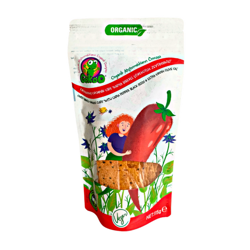 GEKOO Organik Cips Kapyalı-Çörekotlu-Zeytinyağlı 115G