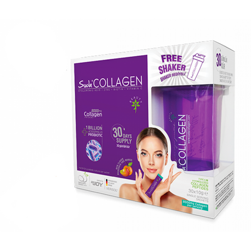 Suda Collagen Probiyotik Mandalina & Mango Aromalı Şase 30x10g