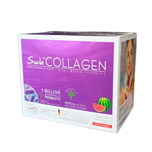 SUDA COLLAGEN Karpuz Aromalı Saşe 30 x 10g