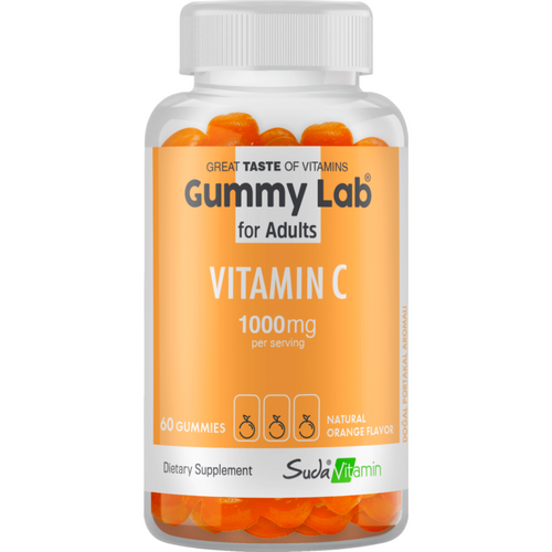 SudaVitamin Vitamin C Yetişkinlere Portakal Aromalı 60 Gummies