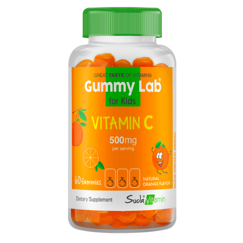 SUDAVİTAMİN Vitamin C Çocuklara Portakal Aromalı 60 Gummies